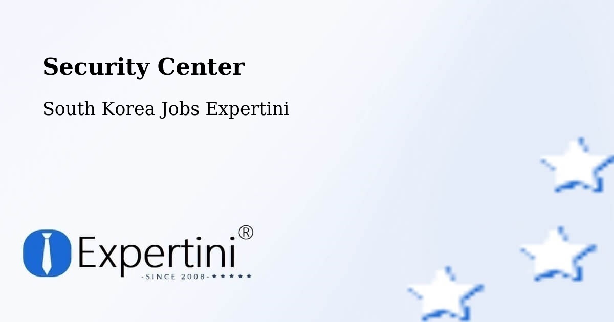 Security & Compliance – Boryeong Si - South Korea Jobs Expertini